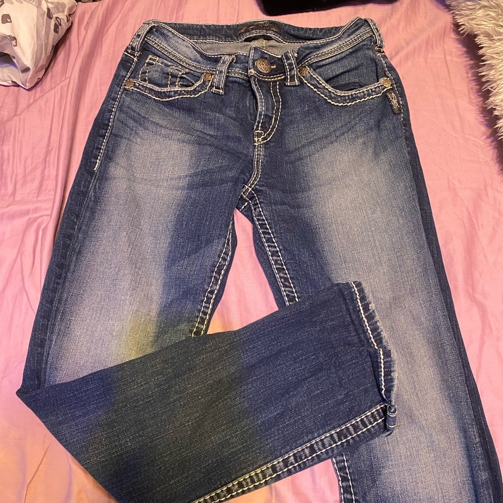 Silver capris